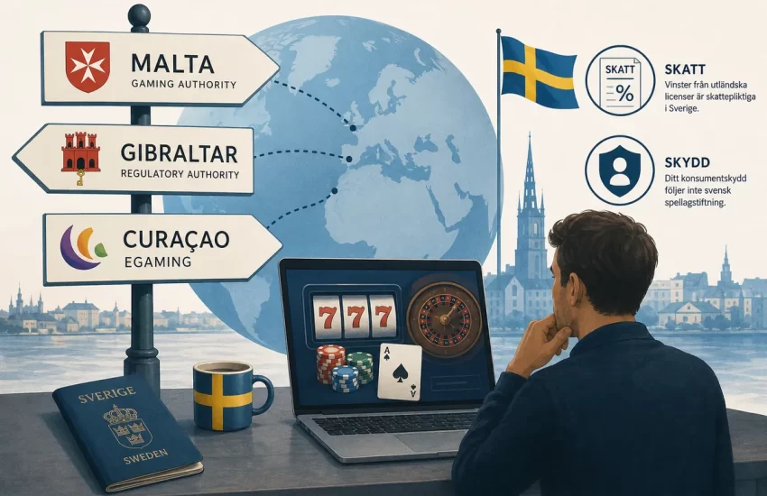 Utländska spellicenser och vad de betyder i Sverige