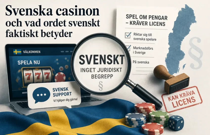 Svenska casinon och vad ordet svenskt faktiskt betyder